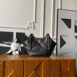 Replica Perfetta Borsa shopping piccola Chanel AS6015 Nero Imitazioni Fake