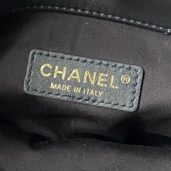 Replica Perfetta Borsa shopping piccola Chanel AS6015 Nero Imitazioni Fake