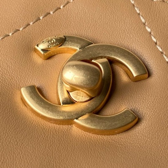 Replica Perfetta Borsa shopping piccola Chanel AS6015 Marrone Imitazioni Fake