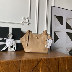 Replica Perfetta Borsa shopping piccola Chanel AS6015 Marrone Imitazioni Fake
