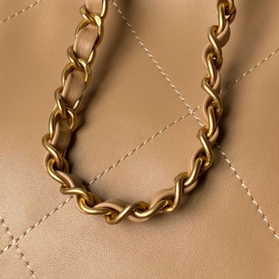 Replica Perfetta Borsa shopping piccola Chanel AS6015 Marrone Imitazioni Fake