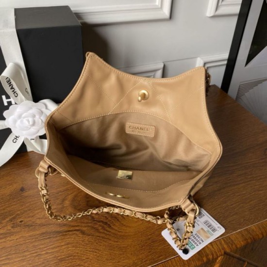 Replica Perfetta Borsa shopping piccola Chanel AS6015 Marrone Imitazioni Fake