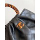 Replica Perfetta Borsa Chanel Matelasse con manico in plastica effetto legno AS6010 Nero Imitazioni Fake