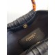 Replica Perfetta Borsa Chanel Matelasse con manico in plastica effetto legno AS6010 Nero Imitazioni Fake