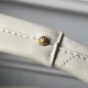 Replica Perfetta Borsa hobo grande Chanel con finiture metallo dorato AS5967 Bianco Imitazioni Fake