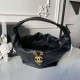 Replica Perfetta Borsa hobo Chanel con finiture metallo dorato AS5976 Nero Imitazioni Fake