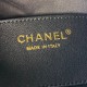 Replica Perfetta Borsa hobo Chanel con finiture metallo dorato AS5976 Nero Imitazioni Fake