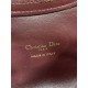 Replica Perfetta Borsa Dior Jolie Top Handle Mini Cannage Chain bordeaux Imitazioni Fake