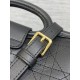 Replica Perfetta Borsa a mano Dior Jolie Top Handle Mini Chain nera Imitazioni Fake