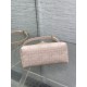 Replica Perfetta Borsa a mano Dior Jolie Top Handle Mini Chain rosa Imitazioni Fake