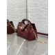 Replica Perfetta Borsa a mano Dior Jolie Top Handle Mini Chain bordeaux Imitazioni Fake