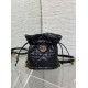 Replica Perfetta Borsa a secchiello Dior 30 Montaigne Mini Nero Imitazioni Fake