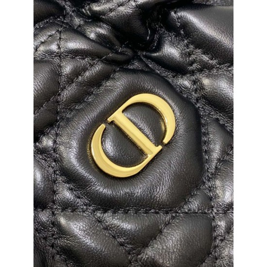 Replica Perfetta Borsa a secchiello Dior 30 Montaigne Mini Nero Imitazioni Fake