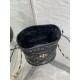 Replica Perfetta Borsa a secchiello Dior 30 Montaigne Mini Nero Imitazioni Fake