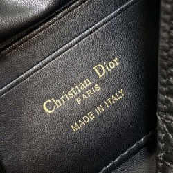 Replica Perfetta Borsa a secchiello Dior 30 Montaigne Mini Nero Imitazioni Fake