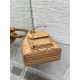 Replica Perfetta Dior piccola borsa a secchiello Dior Caro Latte Macrocannage Marrone Imitazioni Fake