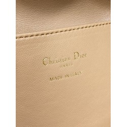 Replica Perfetta Dior piccola borsa a secchiello Dior Caro Latte Macrocannage Marrone Imitazioni Fake