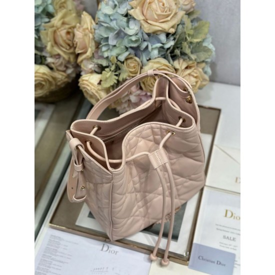 Replica Perfetta Borse Dior D-Motion con cintura in pelle di agnello taglia 163 microchip rosa Imitazioni Fake