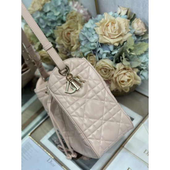 Replica Perfetta Borse Dior D-Motion con cintura in pelle di agnello taglia 163 microchip rosa Imitazioni Fake