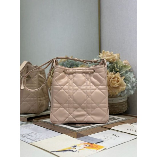 Replica Perfetta Borse Dior D-Motion con cintura in pelle di agnello taglia 163 microchip rosa Imitazioni Fake