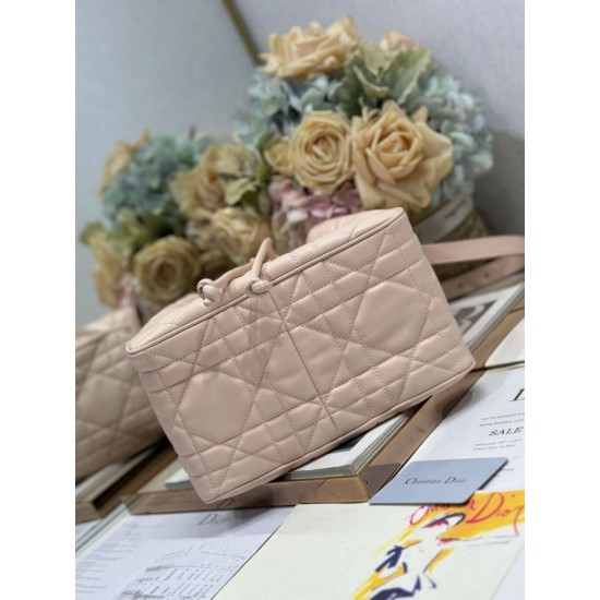 Replica Perfetta Borse Dior D-Motion con cintura in pelle di agnello taglia 163 microchip rosa Imitazioni Fake