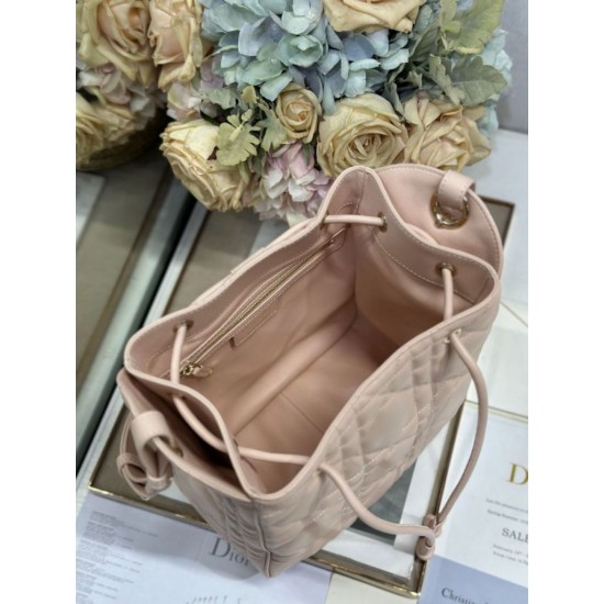 Replica Perfetta Borse Dior D-Motion con cintura in pelle di agnello taglia 163 microchip rosa Imitazioni Fake