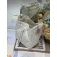 Replica Perfetta Borsa Dior D-Motion con cintura in pelle di agnello taglia 163 microchip bianca Imitazioni Fake