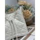 Replica Perfetta Borsa Dior D-Motion con cintura in pelle di agnello taglia 163 microchip bianca Imitazioni Fake