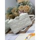 Replica Perfetta Borsa Dior D-Motion con cintura in pelle di agnello taglia 163 microchip bianca Imitazioni Fake