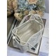 Replica Perfetta Borsa Dior D-Motion con cintura in pelle di agnello taglia 163 microchip bianca Imitazioni Fake