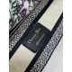 Replica Perfetta Borsa Dior Lady D-Lite media con ricamo floreale multicolore Imitazioni Fake