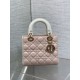 Replica Perfetta Dior Lady Dior My ABCDior Borsa piccola con manico superiore rosa/bianco Imitazioni Fake