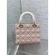 Replica Perfetta Dior Lady Dior My ABCDior Borsa piccola con manico superiore rosa/bianco Imitazioni Fake