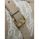 Replica Perfetta Borsa Dior Groove 20 in tela jacquard Dior Oblique beige Imitazioni Fake
