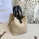 Replica Perfetta Borsa Dior Toujours Media Macrocannage Azzurro/Nero Imitazioni Fake