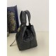 Replica Perfetta Borsa Tote Dior Toujours mini in Macrocannage nero Imitazioni Fake