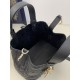 Replica Perfetta Borsa Tote Dior Toujours mini in Macrocannage nero Imitazioni Fake
