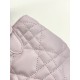 Replica Perfetta Borsa Tote Dior Toujours mini in Macrocannage rosa Imitazioni Fake
