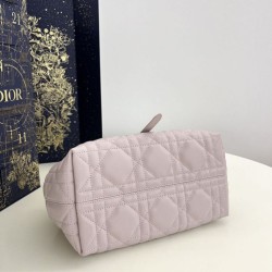 Replica Perfetta Borsa Tote Dior Toujours mini in Macrocannage rosa Imitazioni Fake