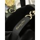 Replica Perfetta Borsa Dior Toujours Vertical Tote piccola con portafortuna Nero Imitazioni Fake