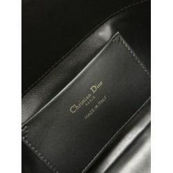 Replica Perfetta Borsa Dior Toujours Vertical Tote piccola con portafortuna Nero Imitazioni Fake