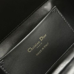 Replica Perfetta Borsa Dior Toujours Vertical Tote piccola con portafortuna Nero Imitazioni Fake