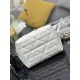 Replica Perfetta Borsa Dior Toujours Vertical Tote piccola con portafortuna bianco Imitazioni Fake