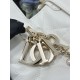 Replica Perfetta Borsa Dior Toujours Vertical Tote piccola con portafortuna bianco Imitazioni Fake