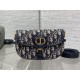 Repliche Borsa Dior Bobby media East-West Dior Oblique jacquard Nero Imitazioni False Outlet Online
