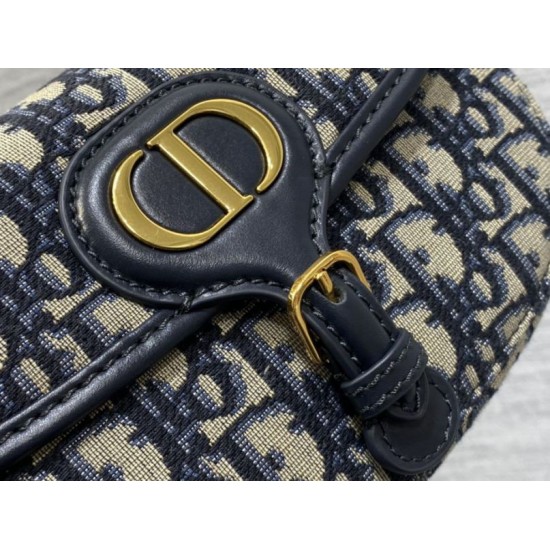 Repliche Borsa Dior Bobby media East-West Dior Oblique jacquard Nero Imitazioni False Outlet Online