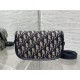 Repliche Borsa Dior Bobby media East-West Dior Oblique jacquard Nero Imitazioni False Outlet Online