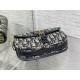 Repliche Borsa Dior Bobby media East-West Dior Oblique jacquard Nero Imitazioni False Outlet Online