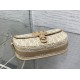 Repliche Borsa Dior Bobby media East-West Dior Oblique jacquard Marrone Imitazioni False Outlet Online