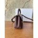 Repliche Borsa Celine Teen Nino con manico superiore in pelle di vitello liscia Borgogna Imitazioni False Outlet Online